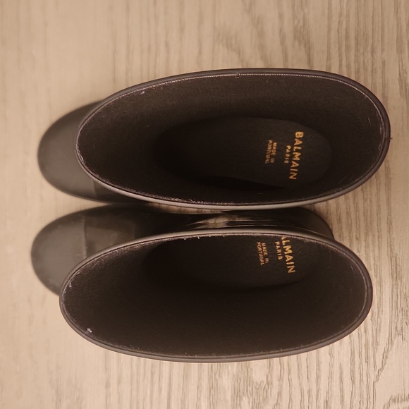 Balmain Girls Logo Motif Rain Boots Size 33 EU, 2 Kids US - Picture 5 of 9